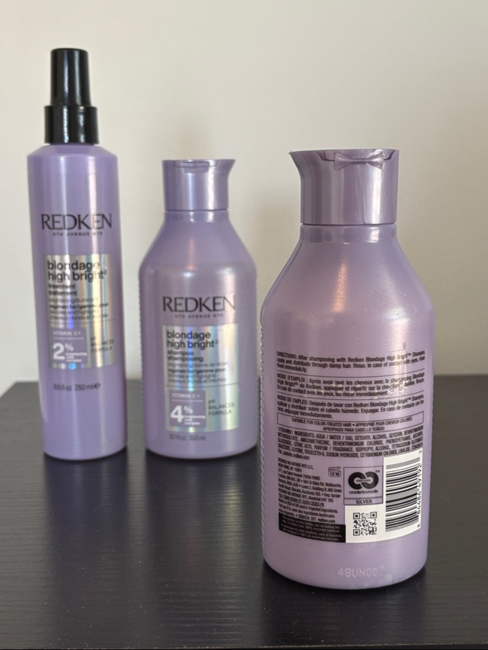 NWT Redken Blondage High Bright Trio - Brightening Hair Care Set - Full Size - Picture 5 of 10
